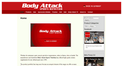 Desktop Screenshot of body-attack.com.au